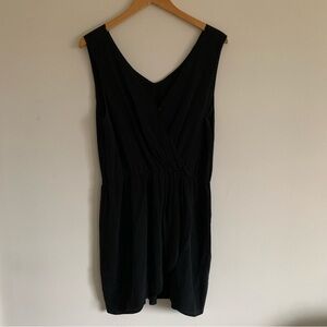 Joie Silk Mana Faux Wrap Dress, Black, Small